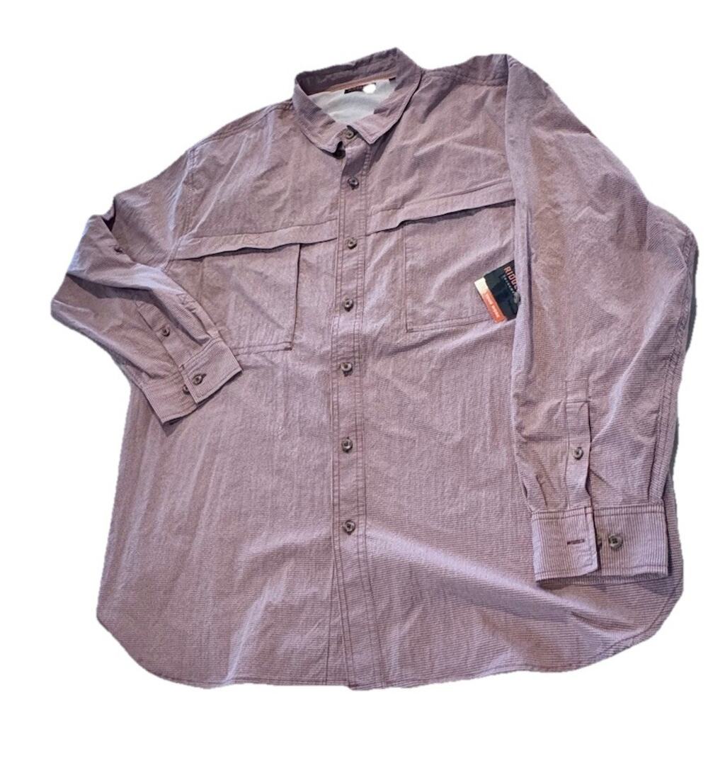 Ridgecut Men’s Grid Plaid Button Down Long Sleeve Work Shirt 2x Tractor Supply